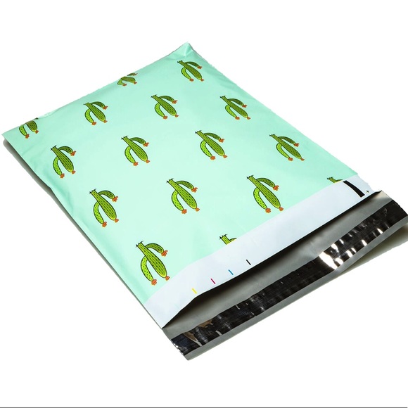 50 10X13 Cactus Green Poly Mailers CLEARANCE - Picture 6 of 6